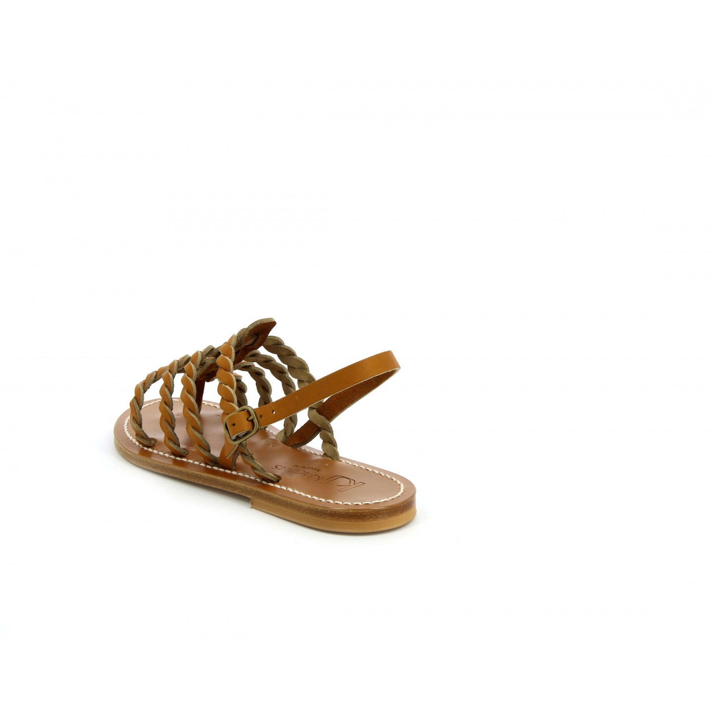 K.JACQUES HERODOTE Sandales Plates Cuir Pul Naturel