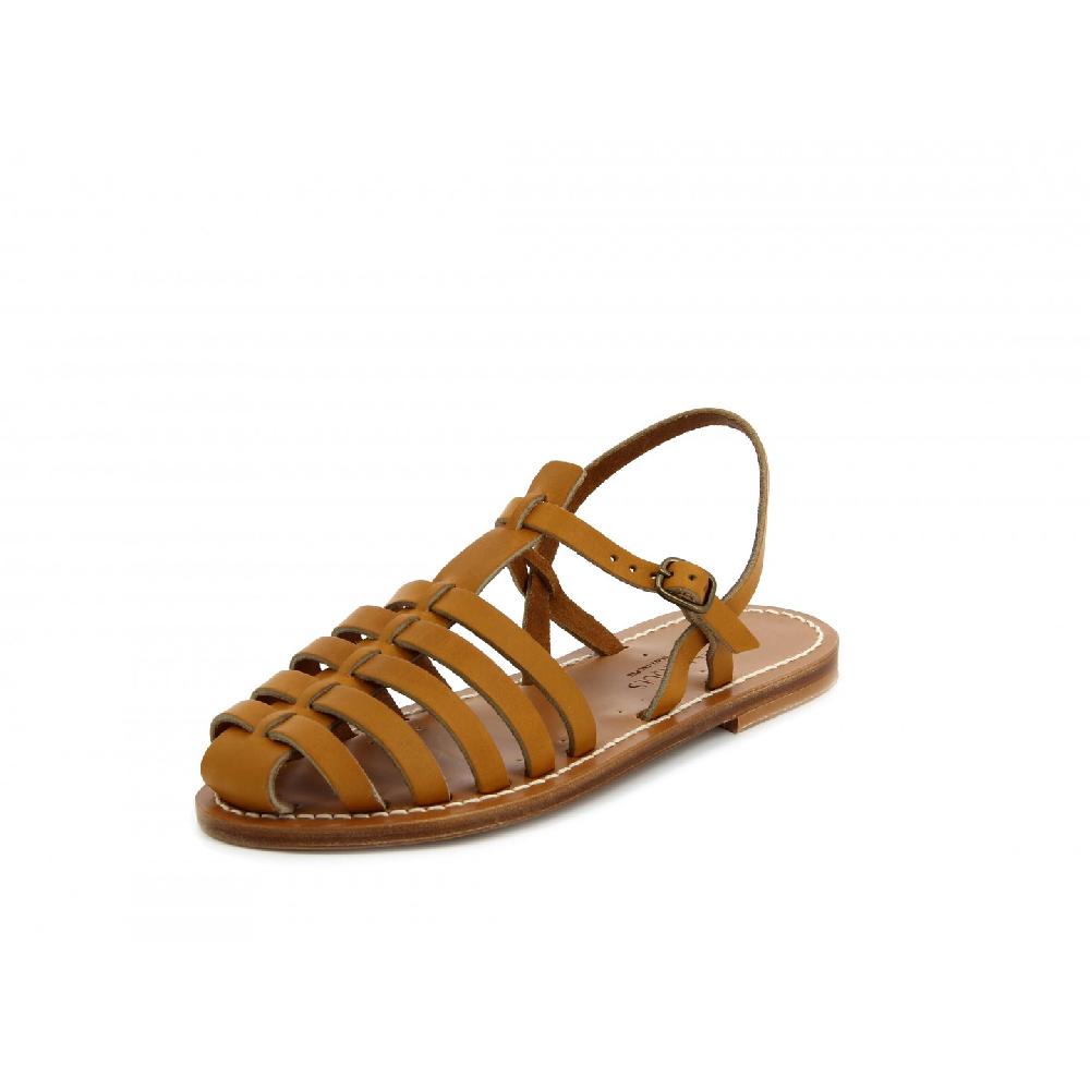 K.JACQUES ADRIEN Sandales plates Cuir Pul Naturel