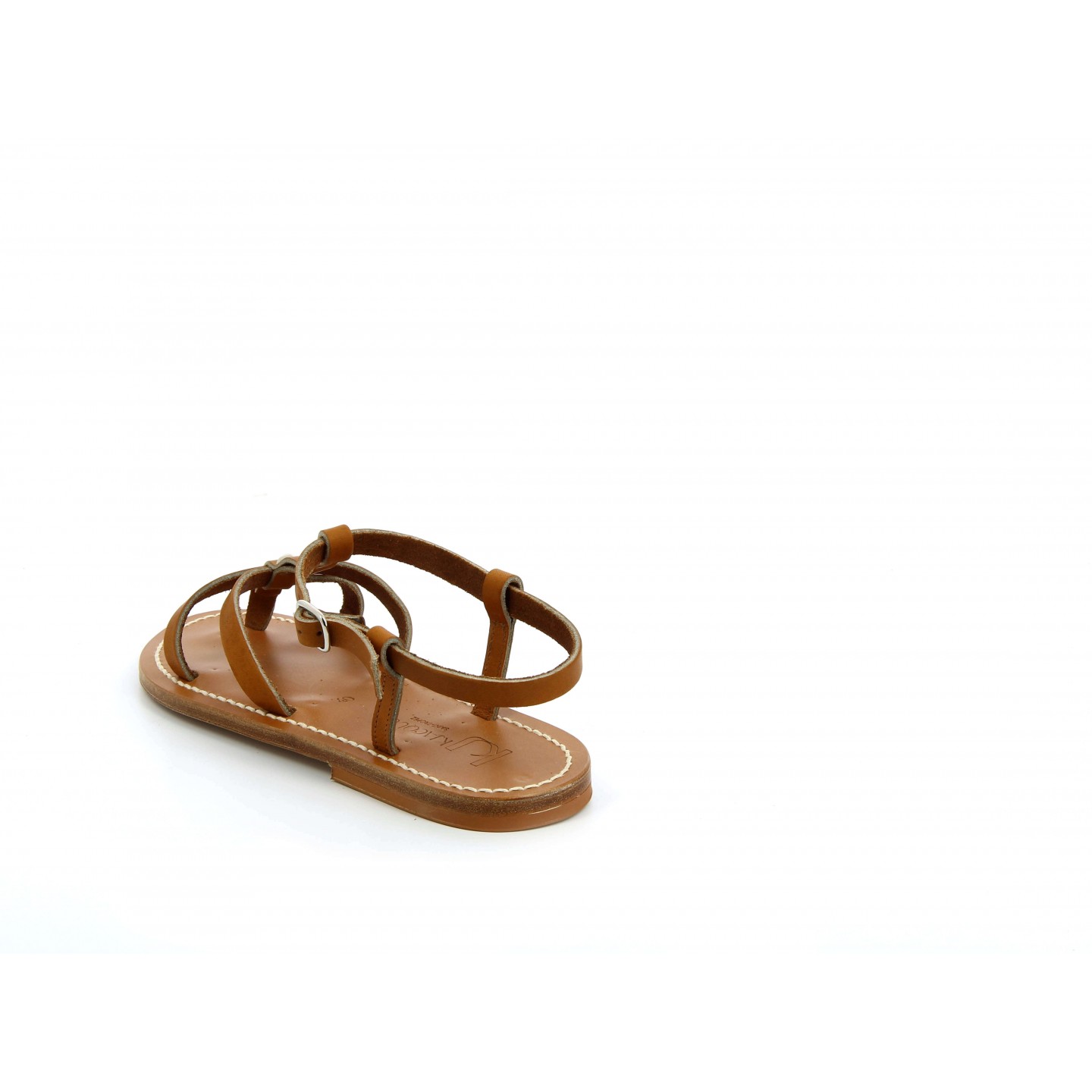 K.JACQUES ANNAPYR Sandales Plates Cuir Pul Naturel
