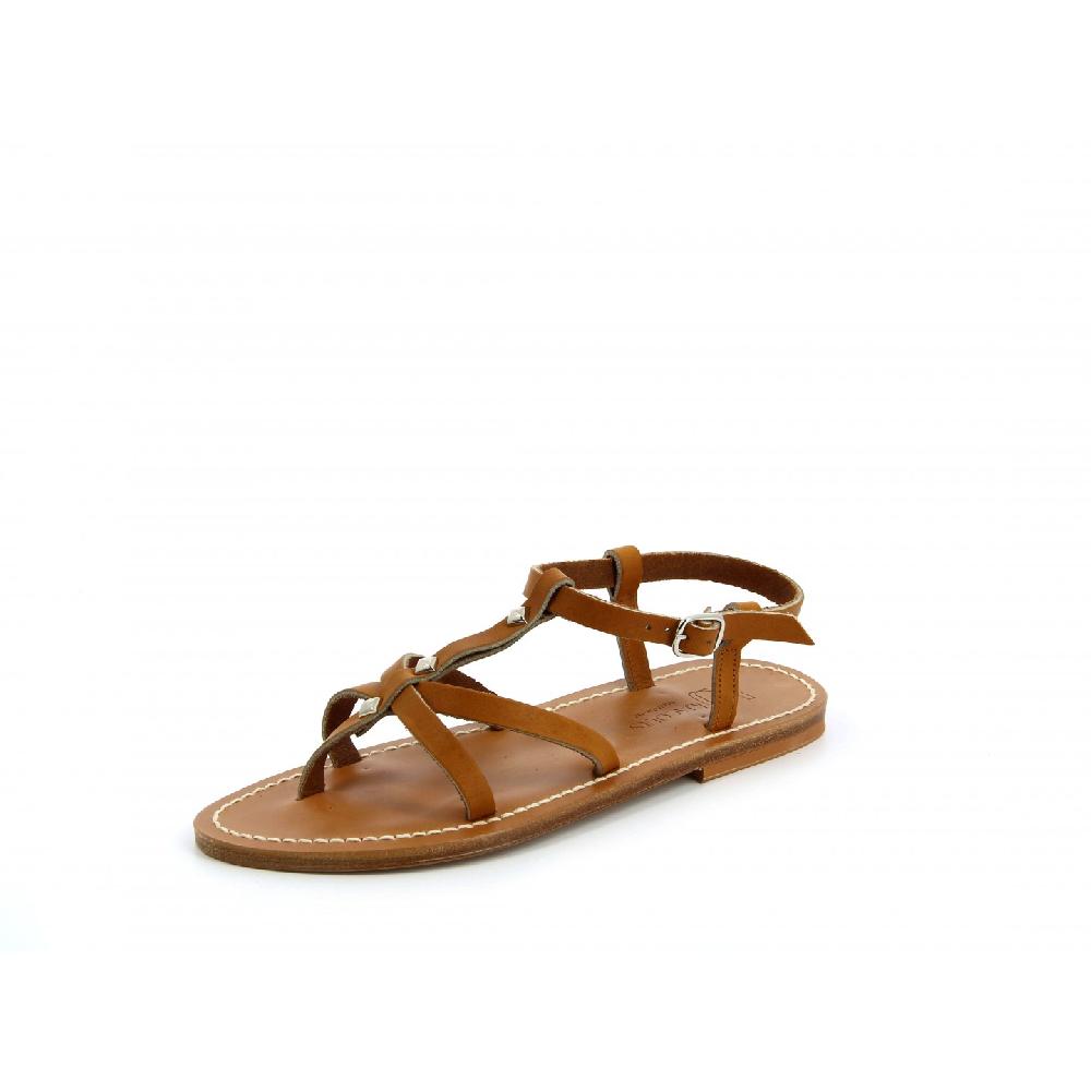 K.JACQUES ANNAPYR Sandales plates Cuir Pul Naturel