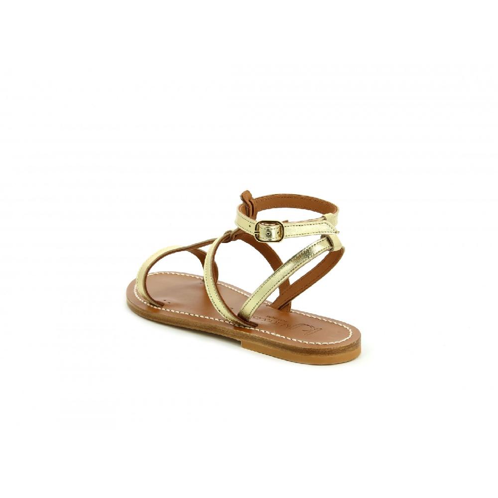 K.JACQUES ARELATE Femme Cuir Métal Doré
