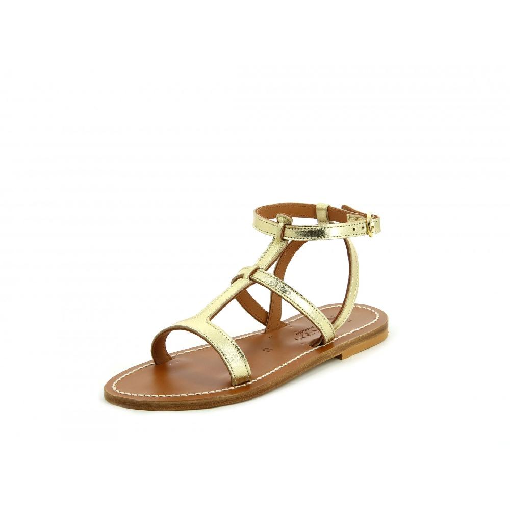 K.JACQUES ARELATE Femme Cuir Métal Doré