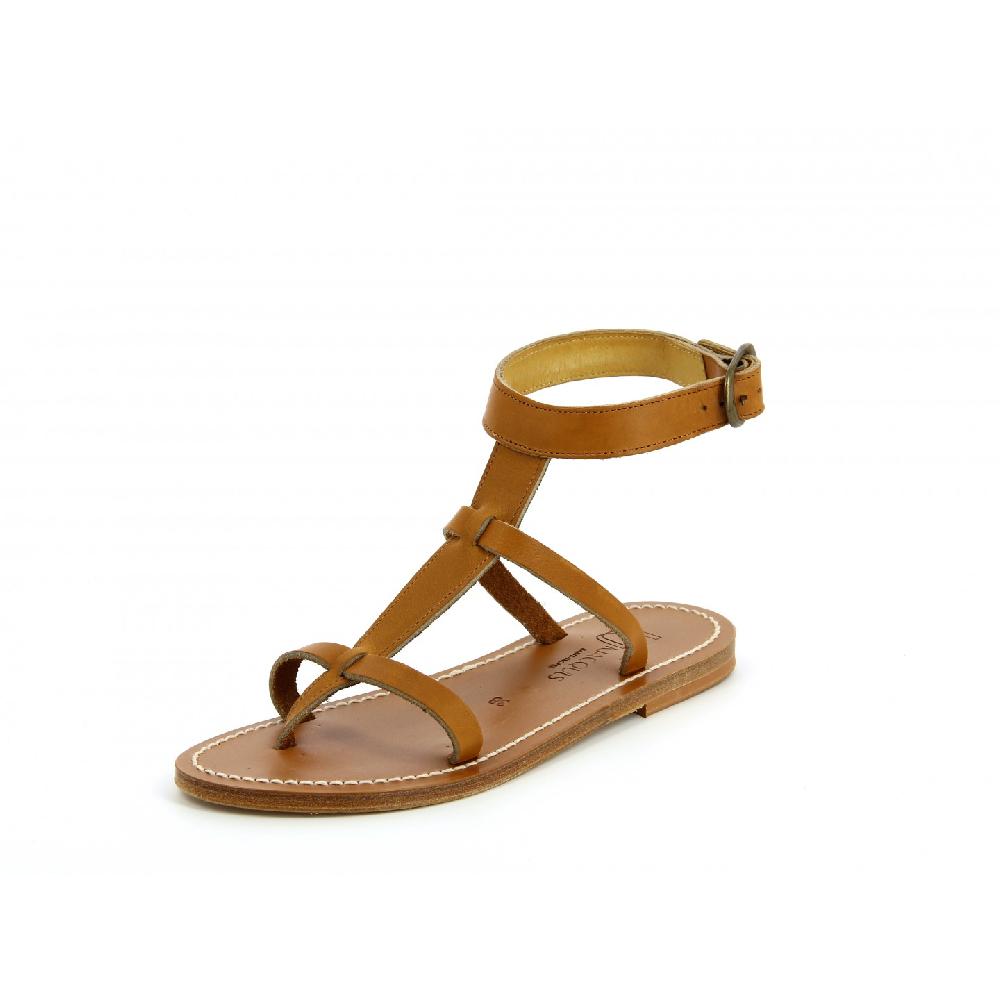 K.JACQUES ARTIMON Sandales plates Cuir Pul Naturel