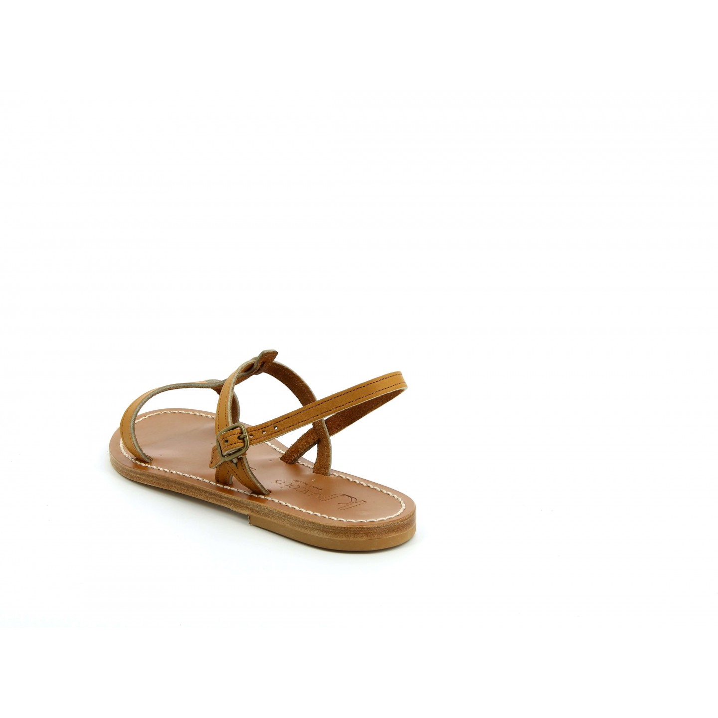 K.JACQUES ASTOR Sandales Plates Cuir Pul Naturel