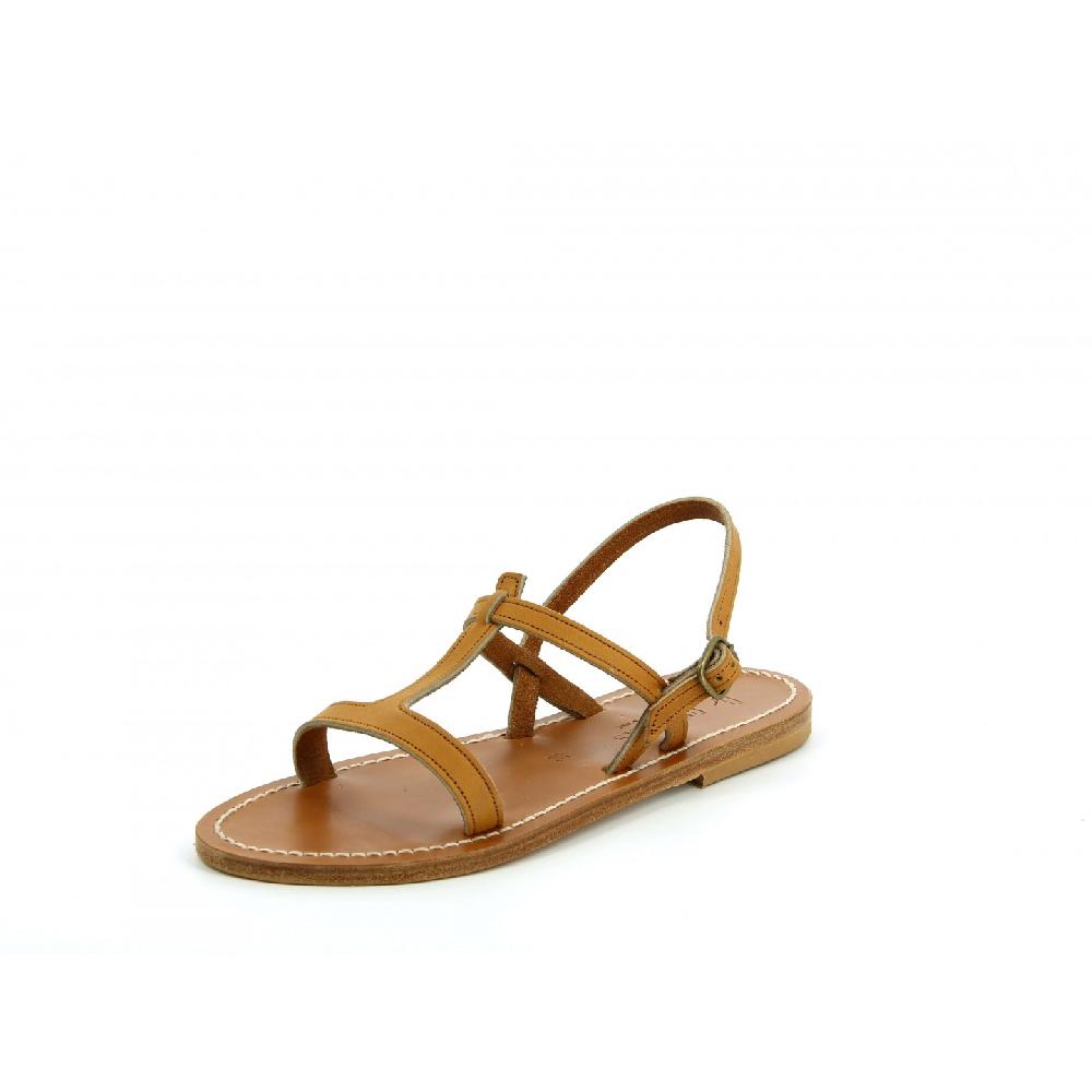 K.JACQUES ASTOR Sandales plates Cuir Pul Naturel