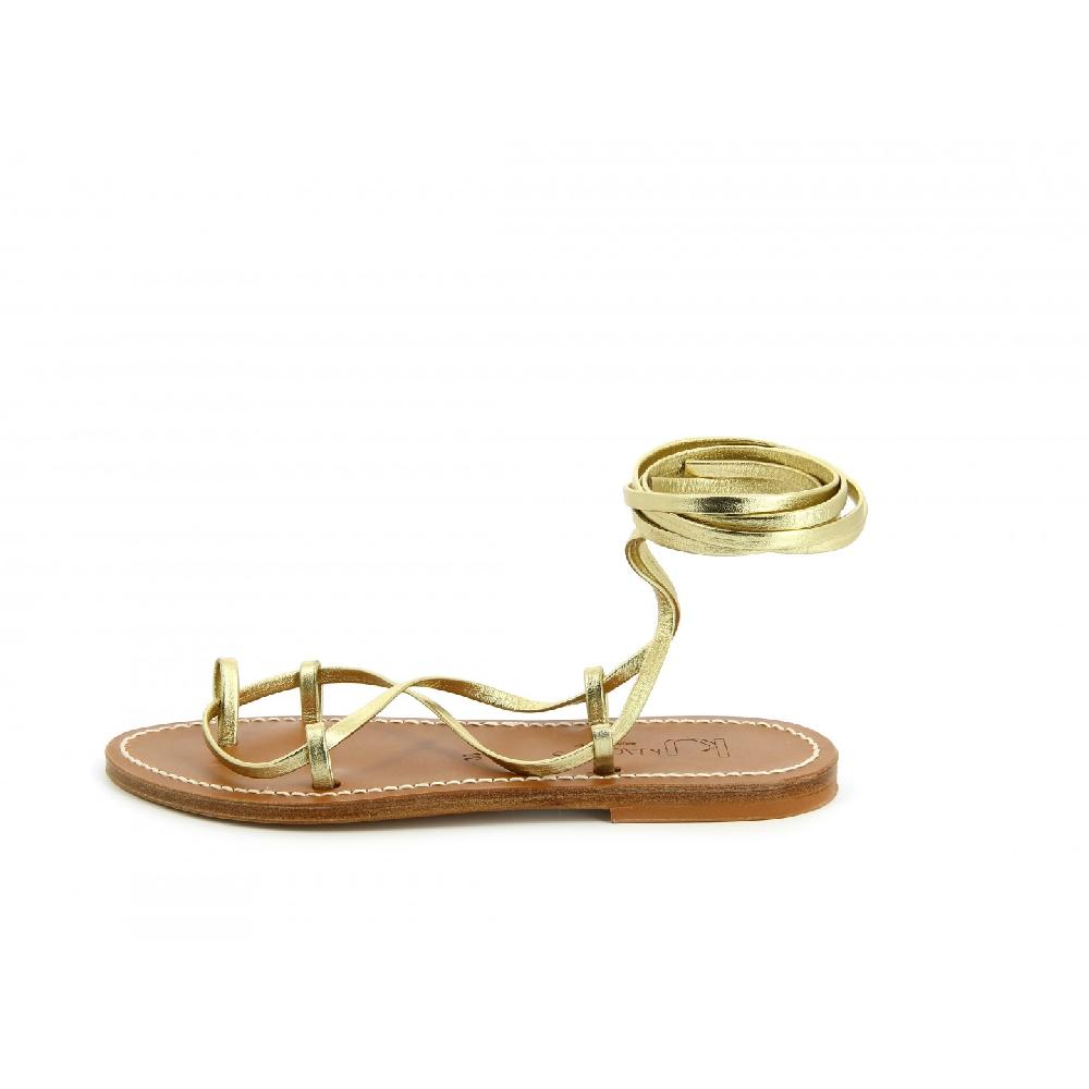 K.JACQUES BIKINI Sandales Plates Cuir Pul Naturel