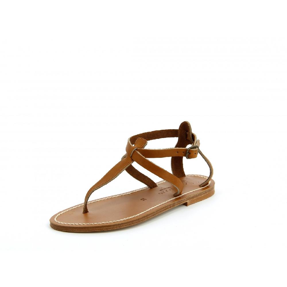 K.JACQUES BUFFON Sandales plates Cuir Pul Naturel