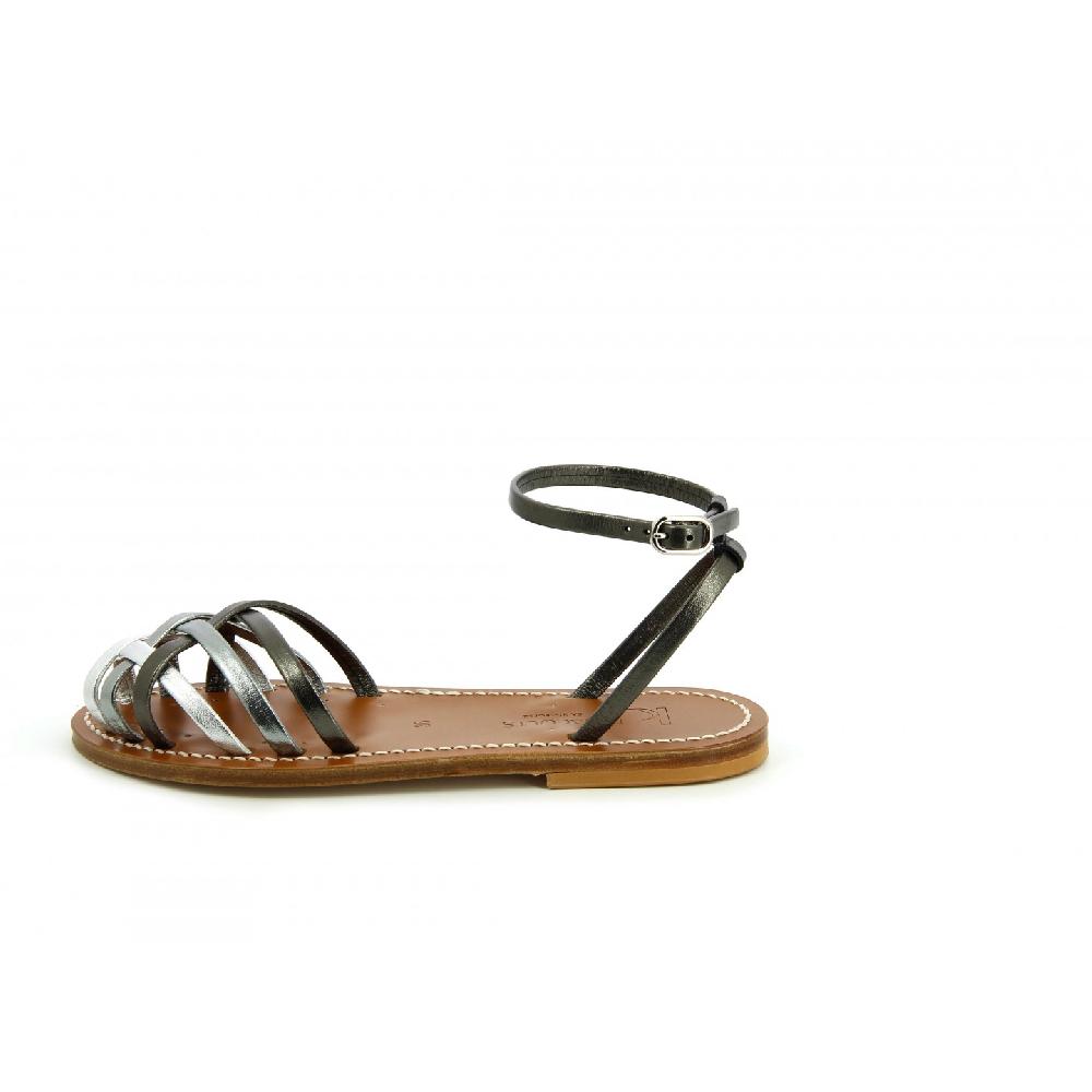 K.JACQUES DANAENS Femme Cuirs Combi Anthracite