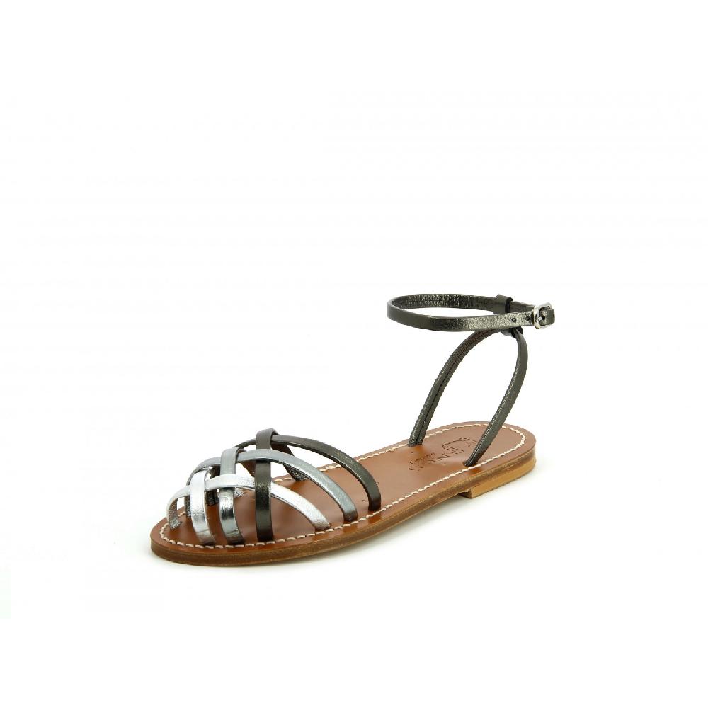 K.JACQUES DANAENS Femme Cuirs combi Anthracite