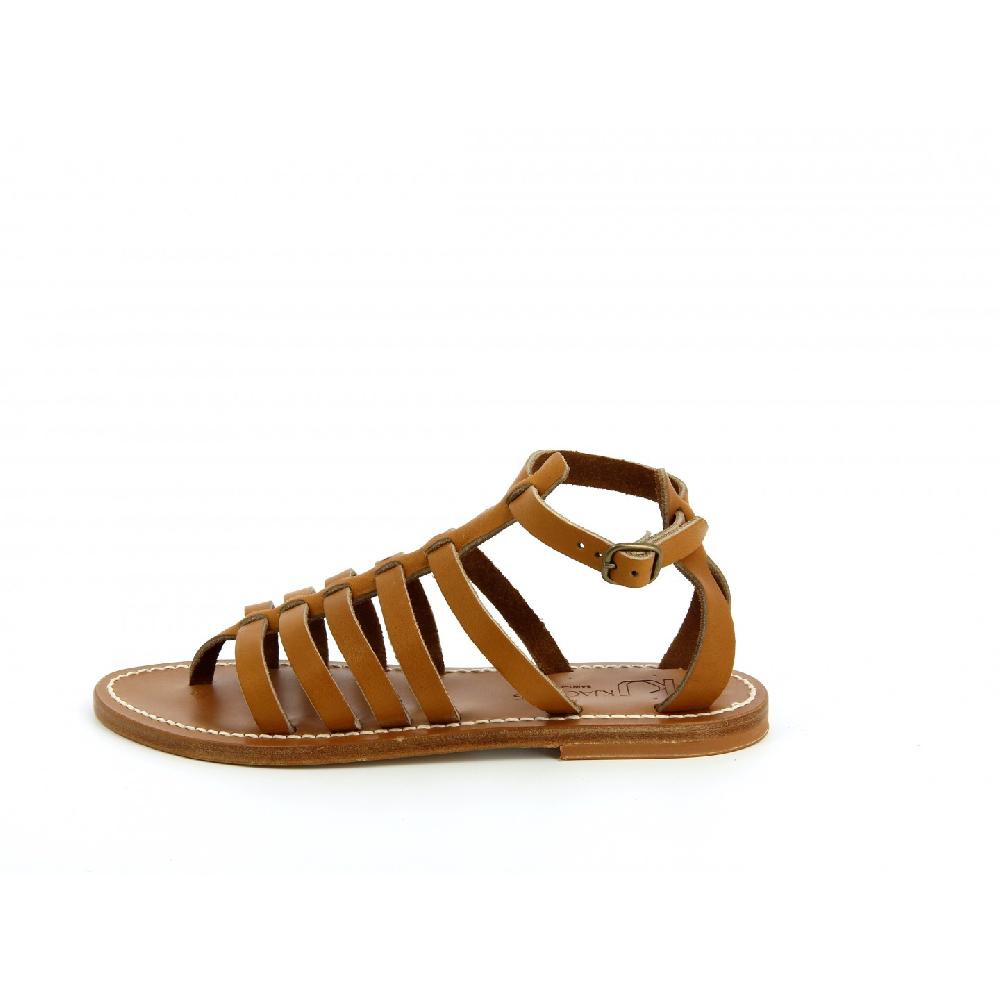 K.JACQUES DARIUS Sandales Plates Cuir Pul Naturel