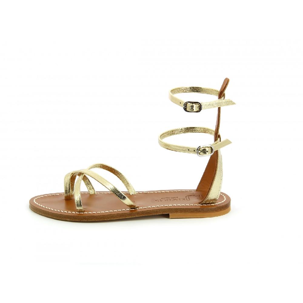 K.JACQUES DEMOCRITE Femme Cuir Metyl Champan