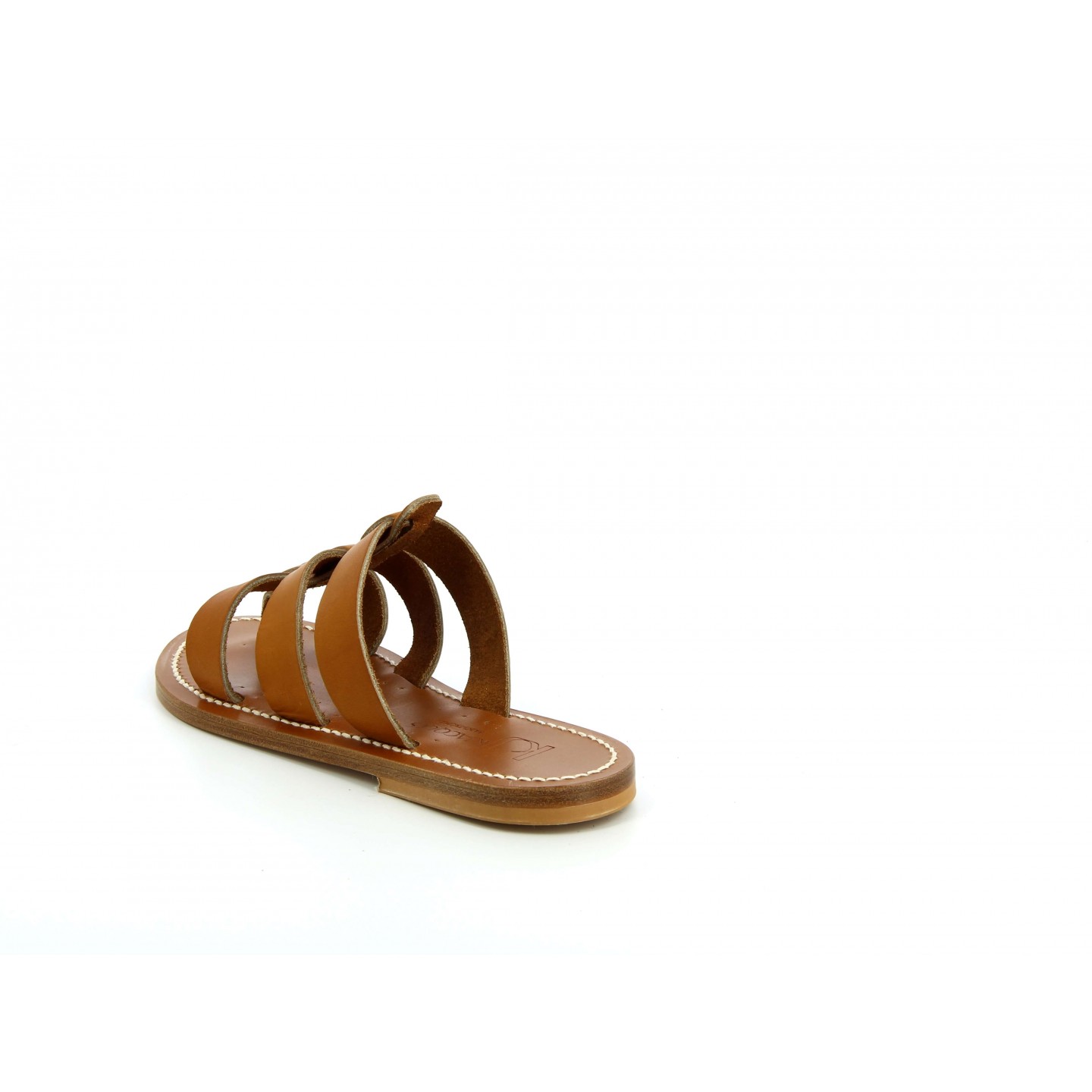 K.JACQUES DOLON Sandales Plates Cuir Pul Naturel