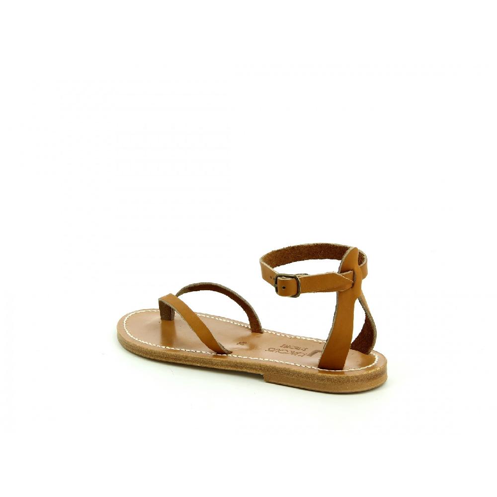 K.JACQUES DORANTE Sandales Plates Cuir Pul Naturel