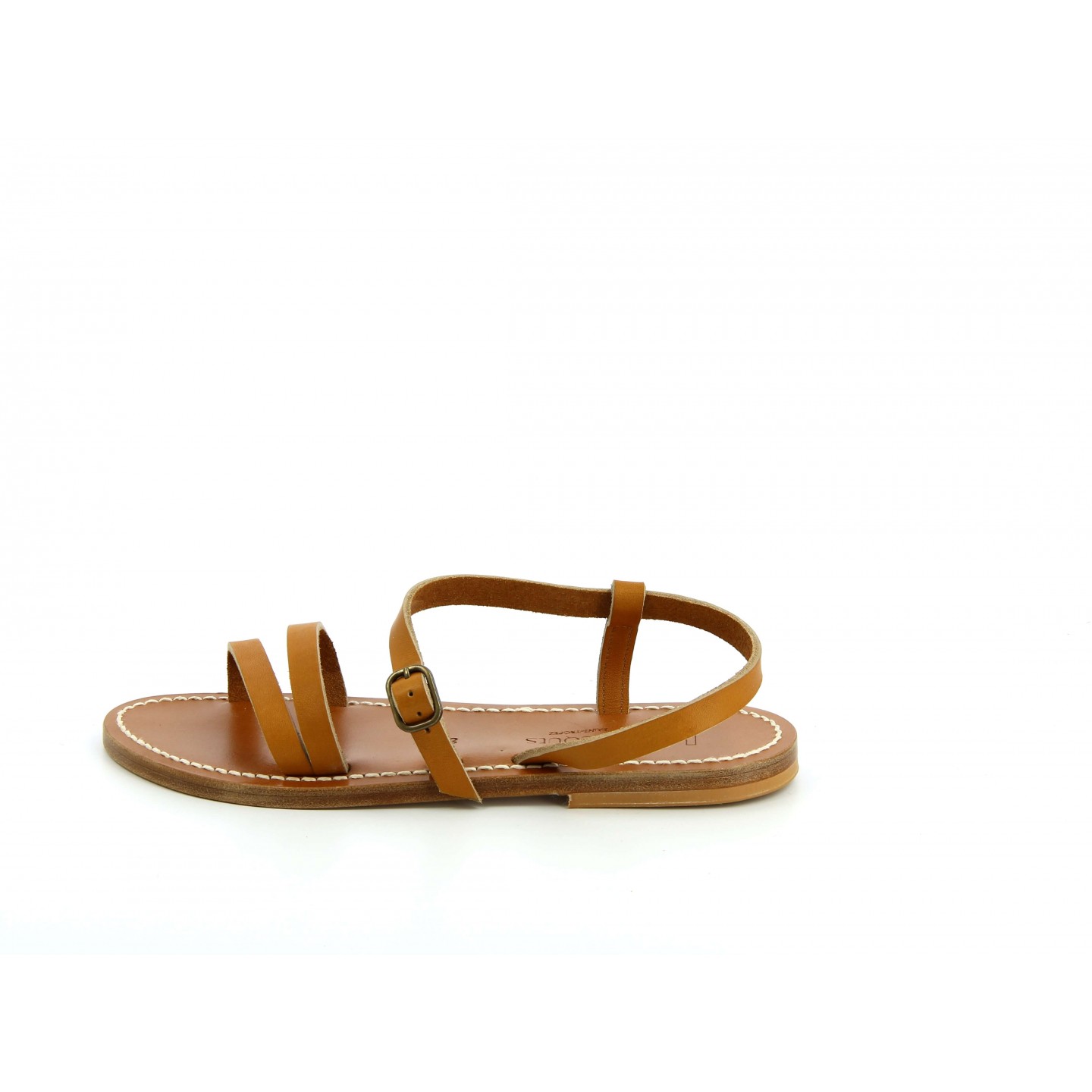 K.JACQUES ERKA Sandales Plates Cuir Pul Naturel