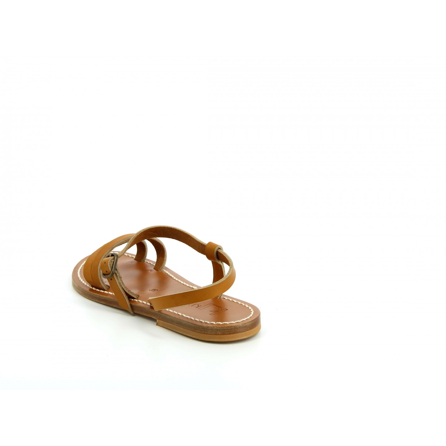 K.JACQUES ERKA Sandales Plates Cuir Pul Naturel
