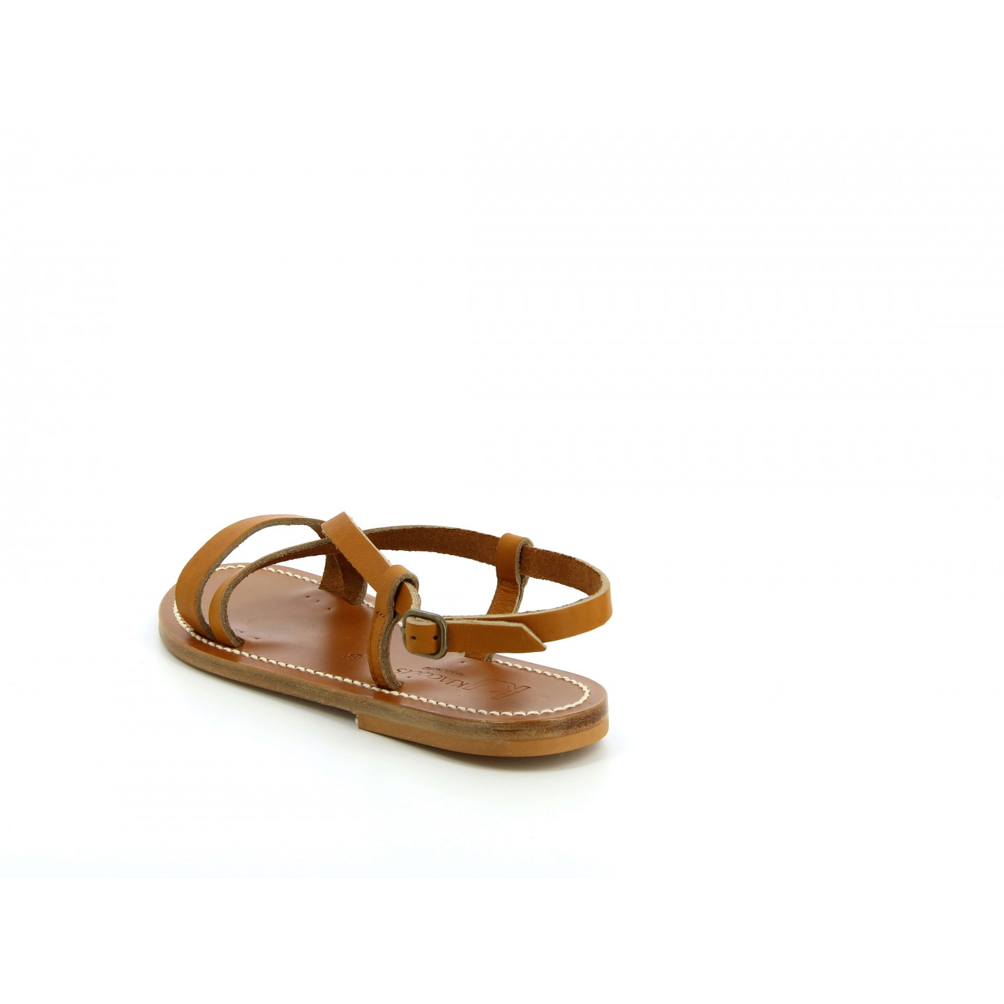 K.JACQUES FLAVIA Sandales Plates Cuir Pul Naturel