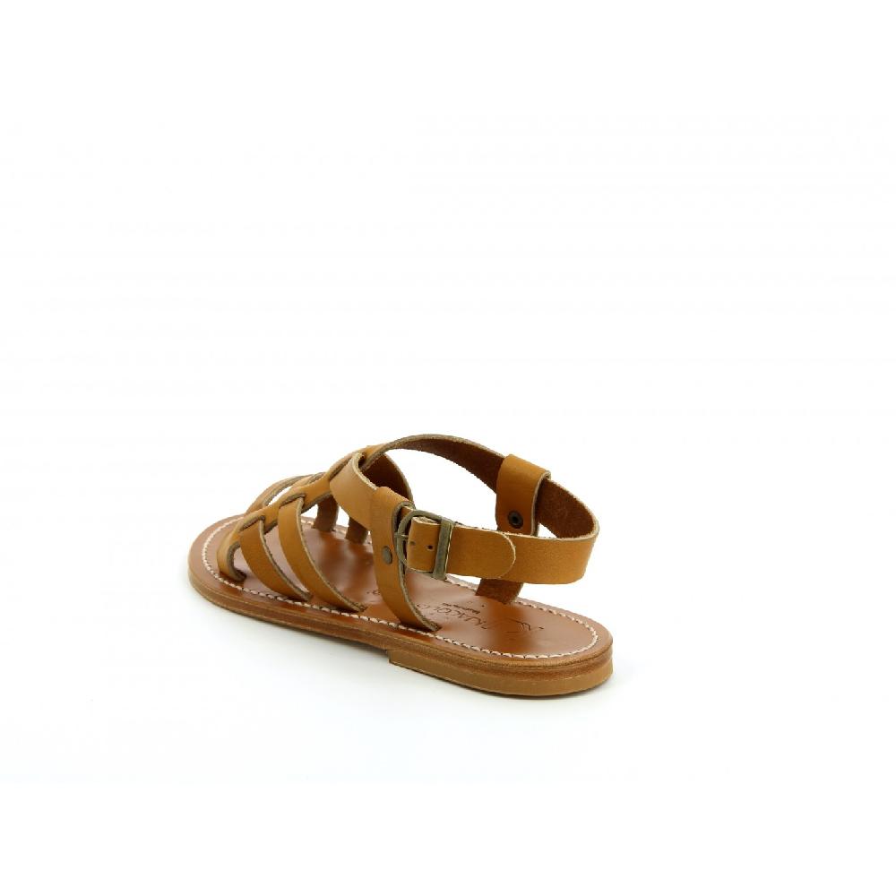 K.JACQUES FREMON Sandales Plates Cuir Pul Naturel