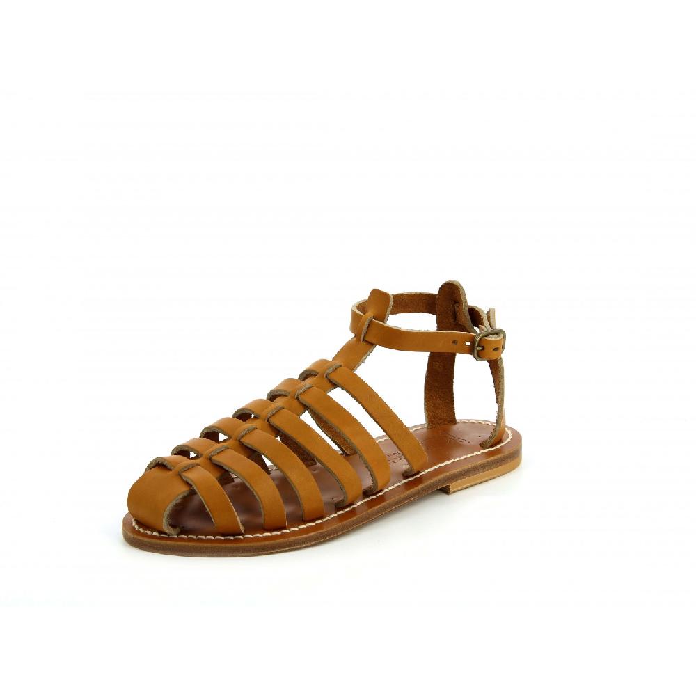 K.JACQUES HELVETE Sandales plates Cuir Pul Naturel