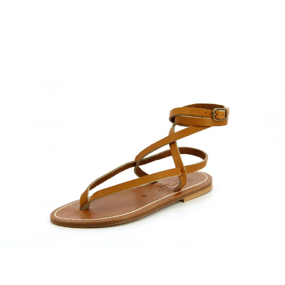 K.JACQUES HIOTA Sandales plates Cuir Pul Naturel