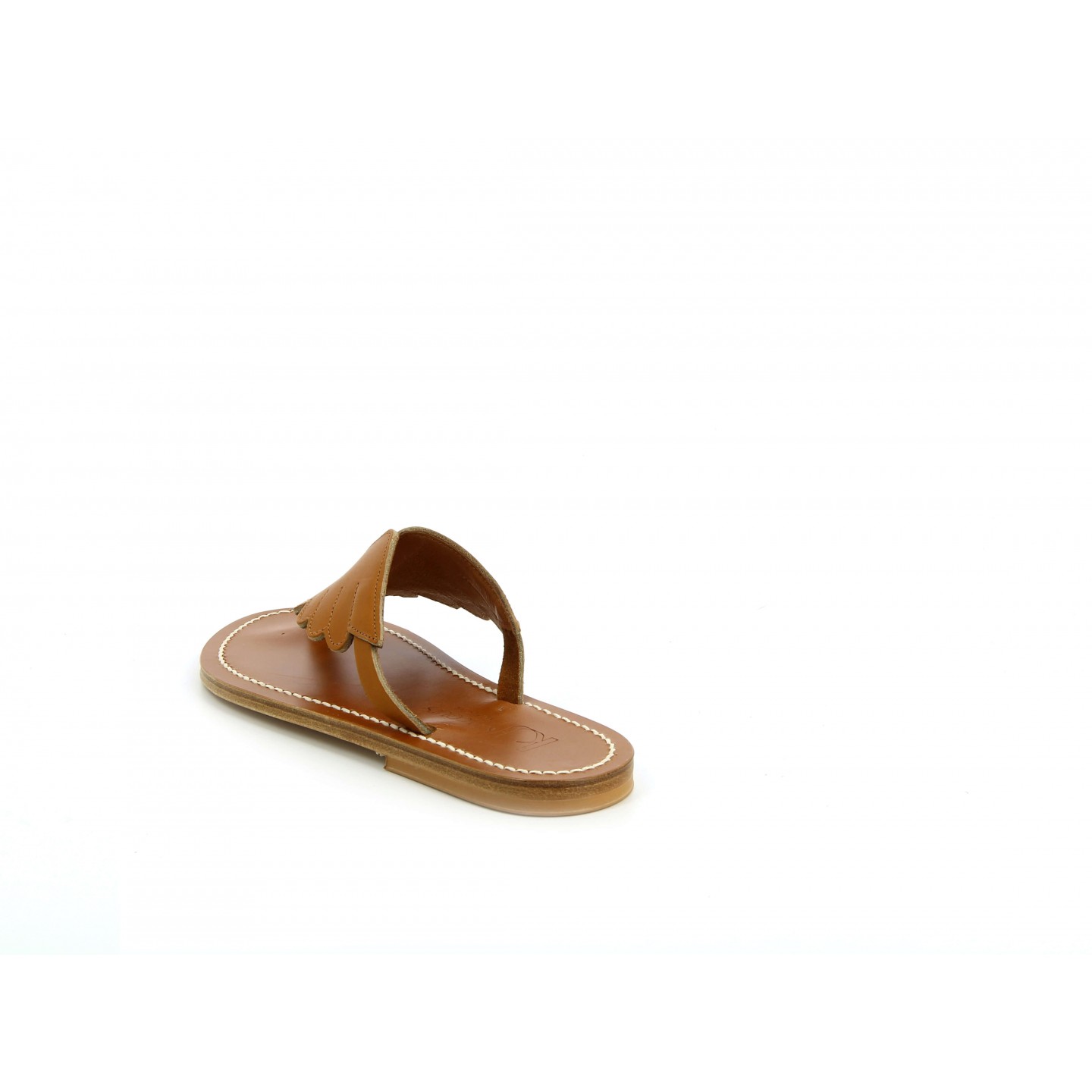 K.JACQUES ICARE Sandales Plates Cuir Pul Naturel