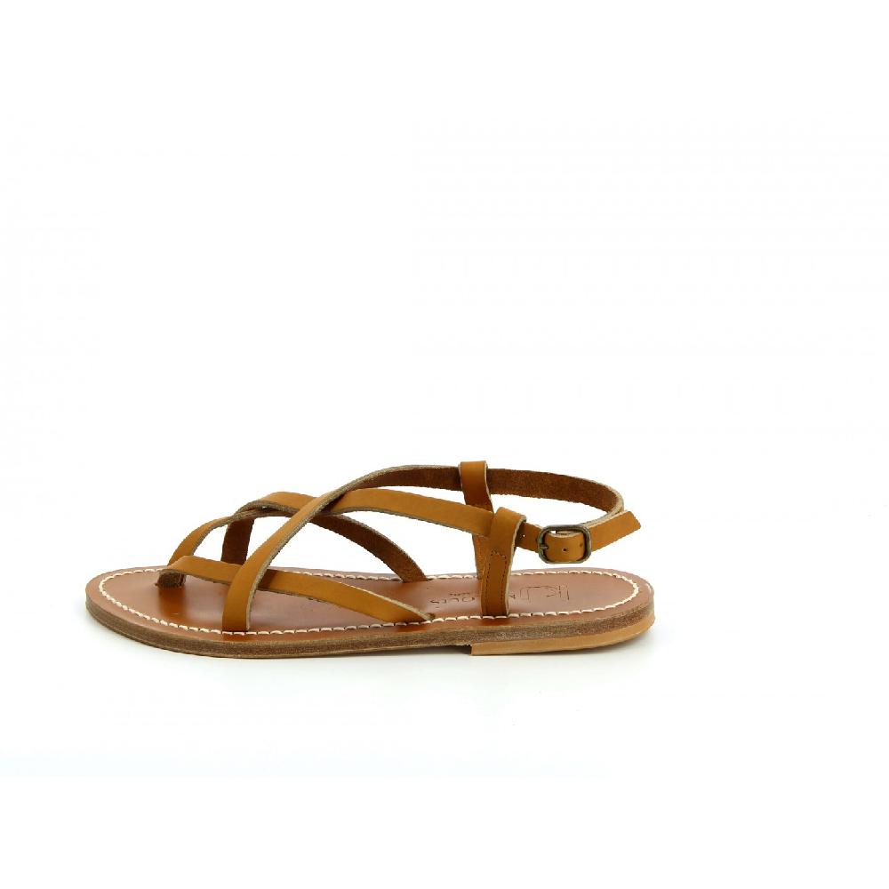 K.JACQUES INGRID Sandales Plates Uir Pul Naturel