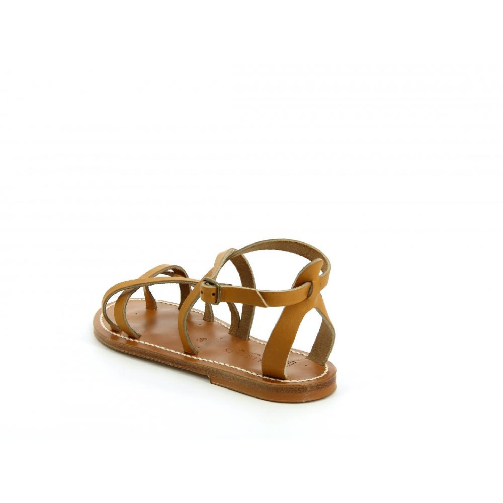 K.JACQUES IRINA Sandales Plates Cuir Kampal Duna