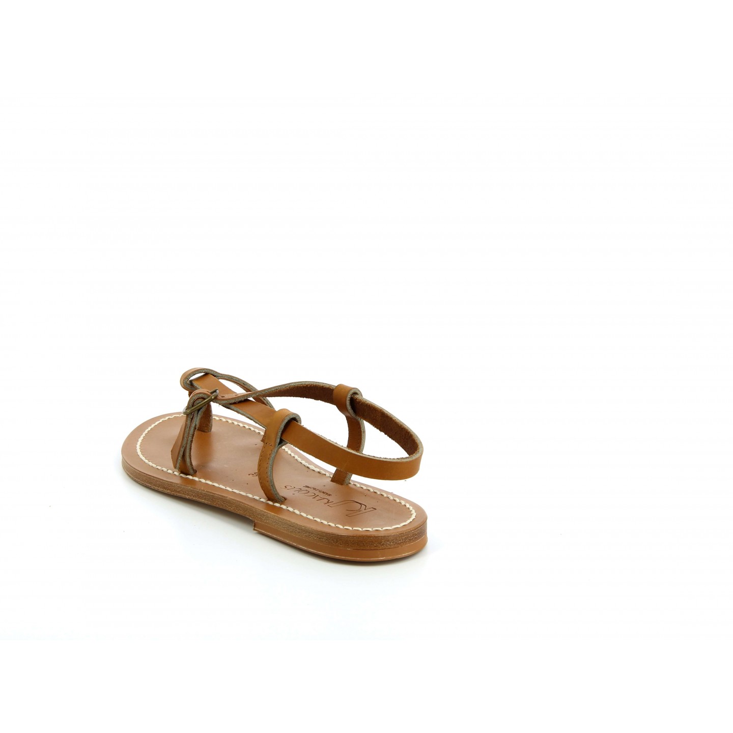 K.JACQUES JIVAL Sandales Plates Cuir Pul Naturel