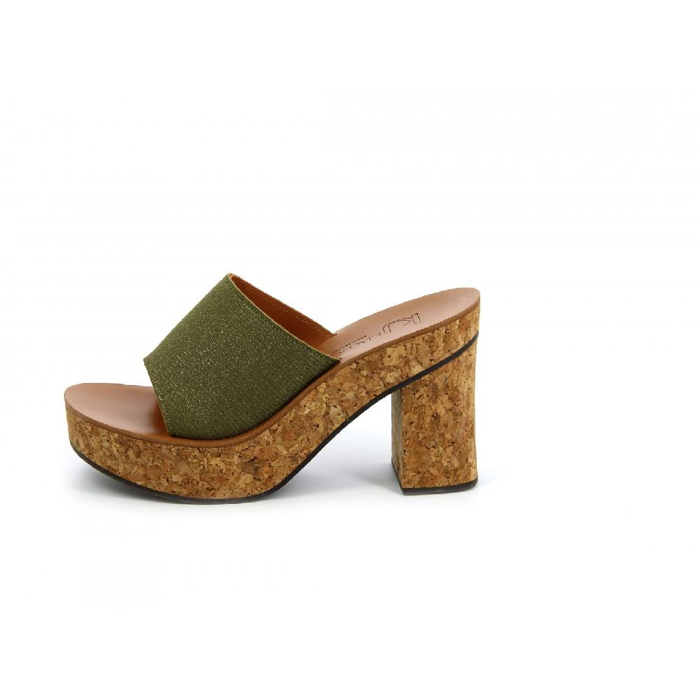 K.JACQUES JOREN Femme Cuir Blob Kaki