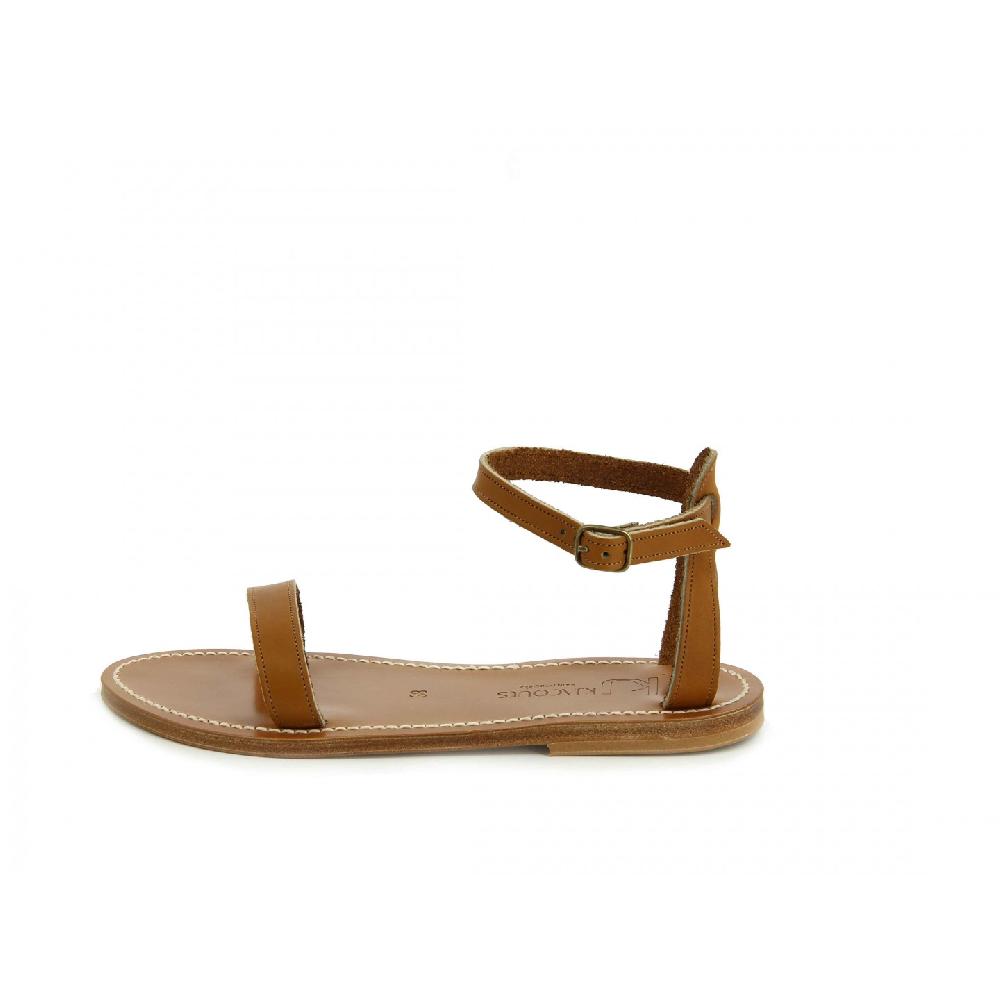 K.JACQUES LAURA Sandales Plates Uir Pul Naturel