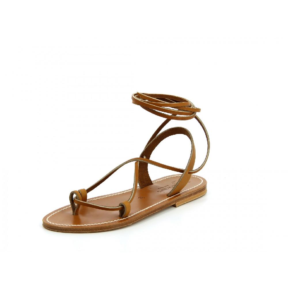 K.JACQUES LUCILE Sandales plates Cuir Pul Naturel