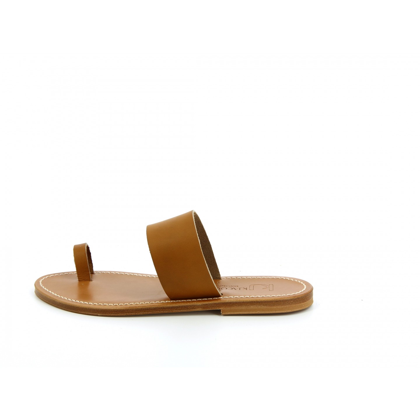 K.JACQUES NAGOYA Sandales Plates Cuir Pul Naturel