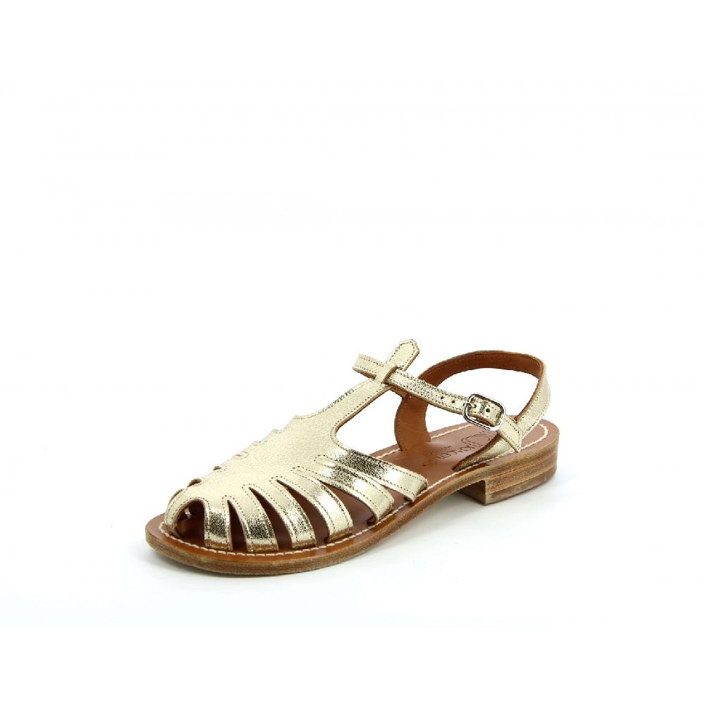 K.JACQUES NANTUCKET Femme Cuir Metyl Champan