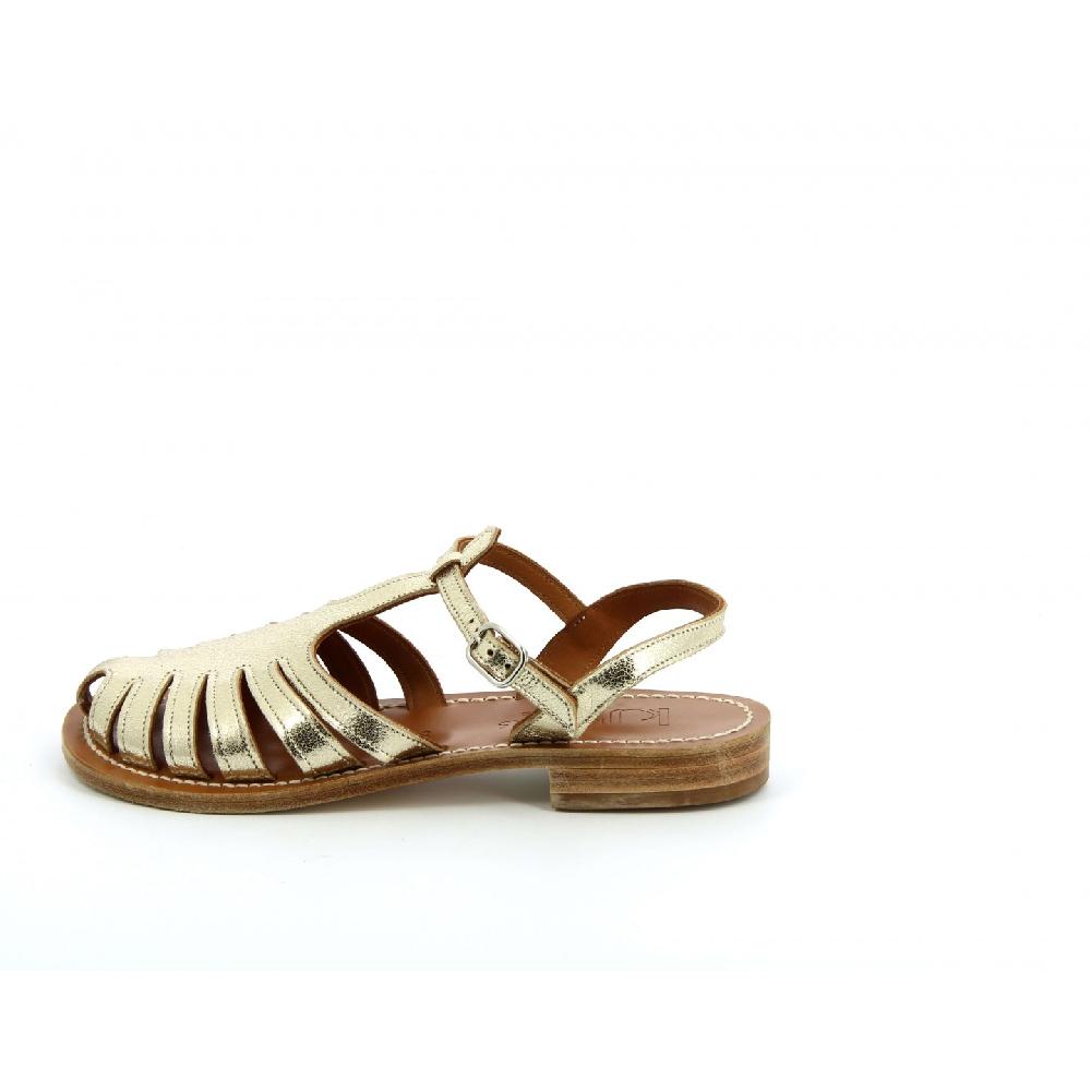 K.JACQUES NANTUCKET Femme Cuir Metyl Champan