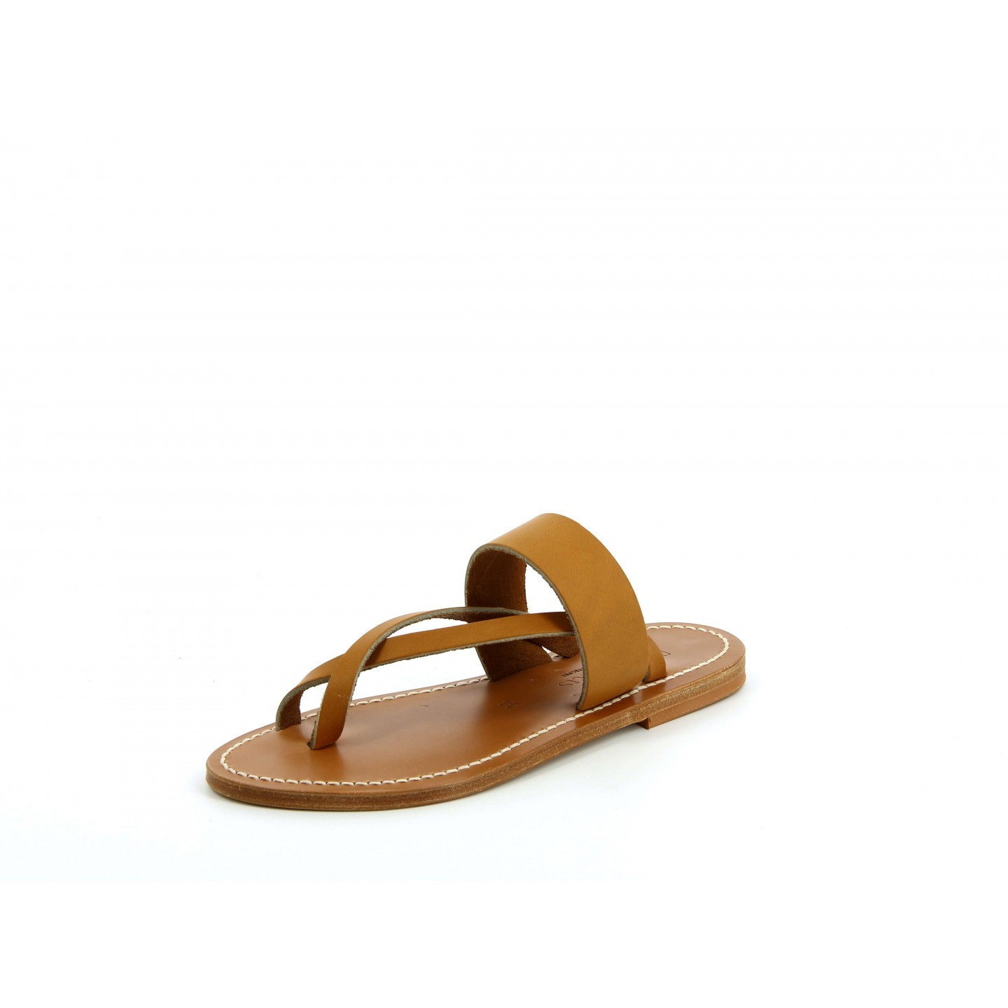 K.JACQUES NEHRU Sandales Plates Cuir Pul Naturel