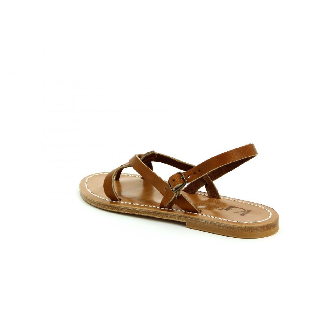 K.JACQUES ORION Sandales Plates Cuir Pul Naturel