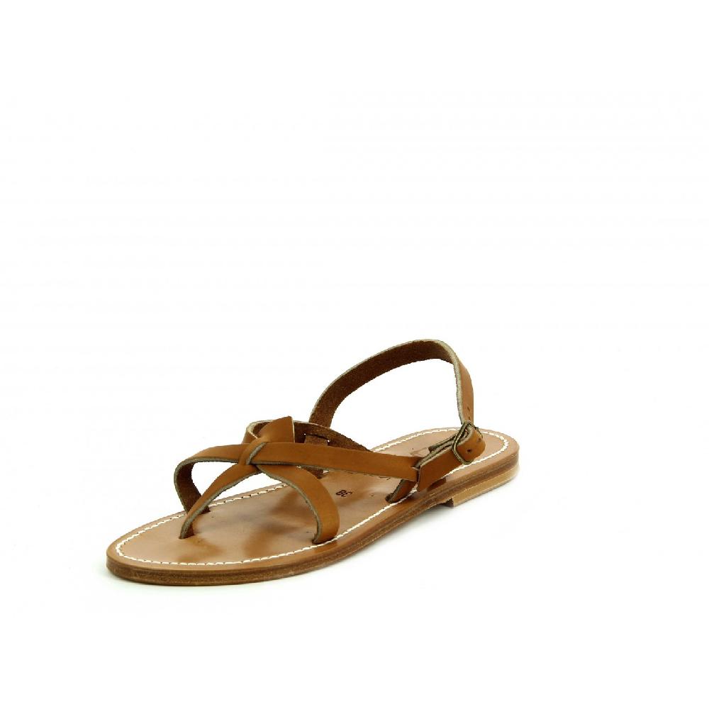 K.JACQUES ORION Sandales plates Cuir Pul Naturel