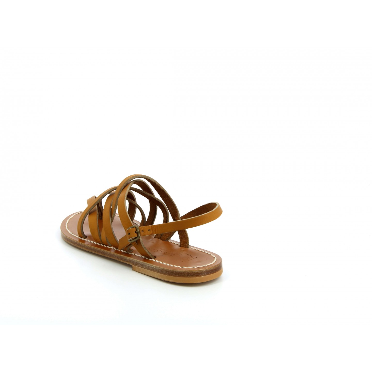 K.JACQUES PANDORA Sandales Plates Cuir Pul Naturel