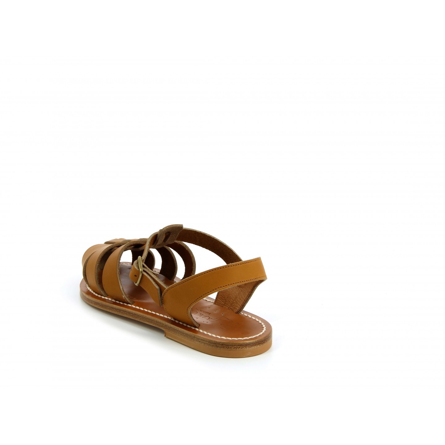 K.JACQUES PANGEE Sandales Plates Cuir Pul Naturel