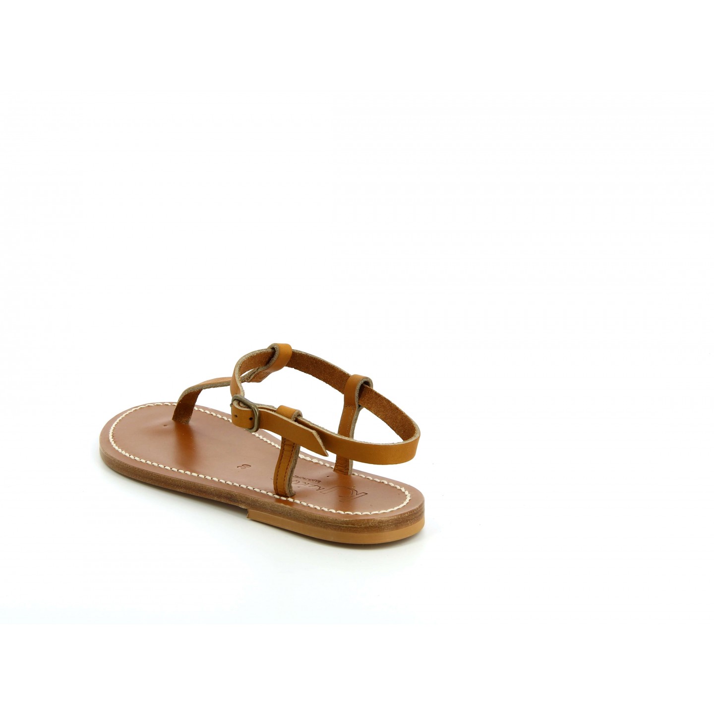 K.JACQUES PETRONE Sandales Plates Cuir Pul Naturel