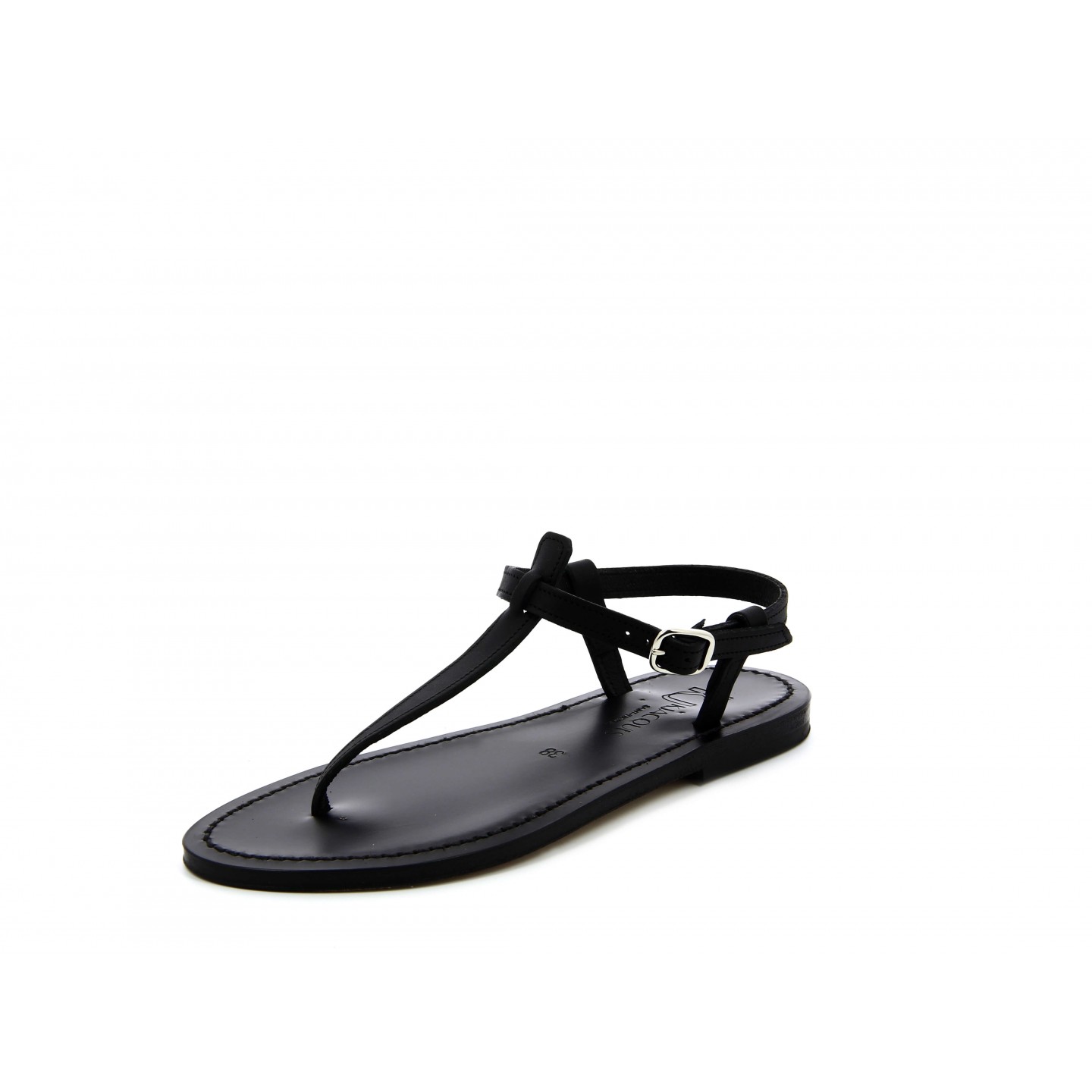 K.JACQUES PICON EBENE Femme Cuir Pul Noir