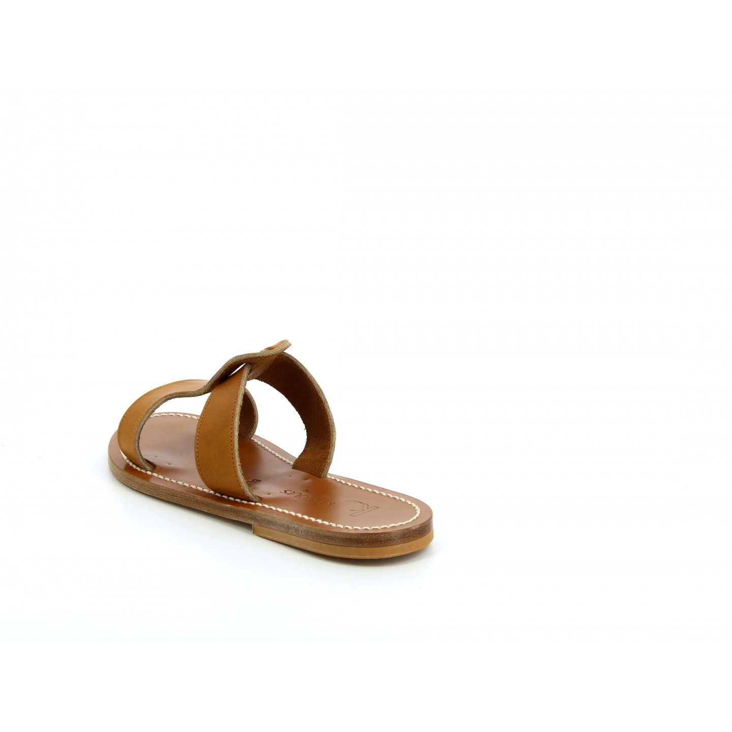 K.JACQUES RHEA Sandales Plates Cuir Pul Naturel