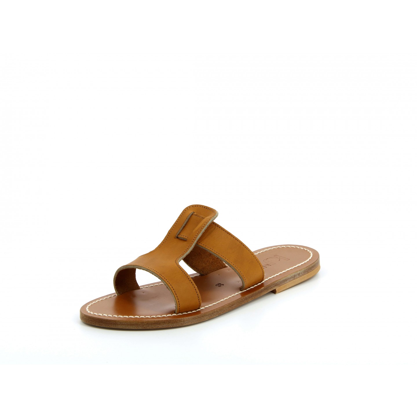 K.JACQUES RHEA Sandales plates Cuir Pul Naturel