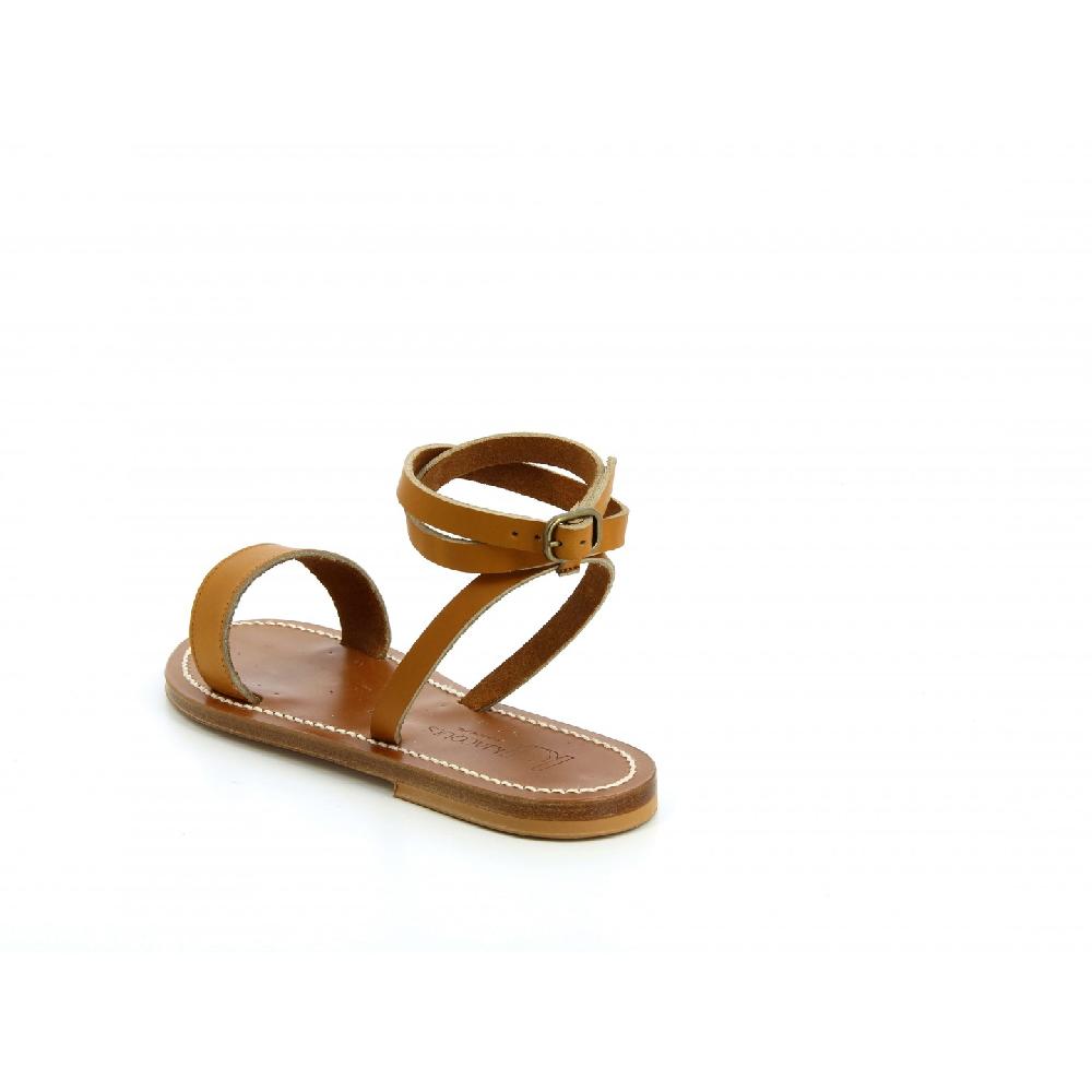 K.JACQUES STRABON Sandales Plates Cuir Pul Naturel