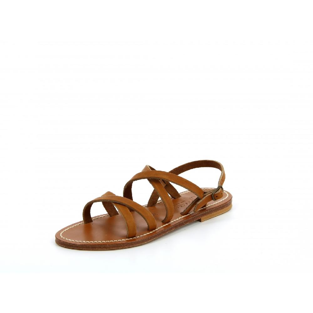 K.JACQUES TALARA Sandales plates Cuir Pul Naturel