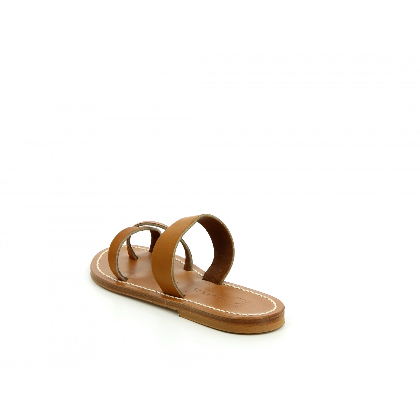 K.JACQUES TONKIN Sandales Plates Cuir Pul Naturel