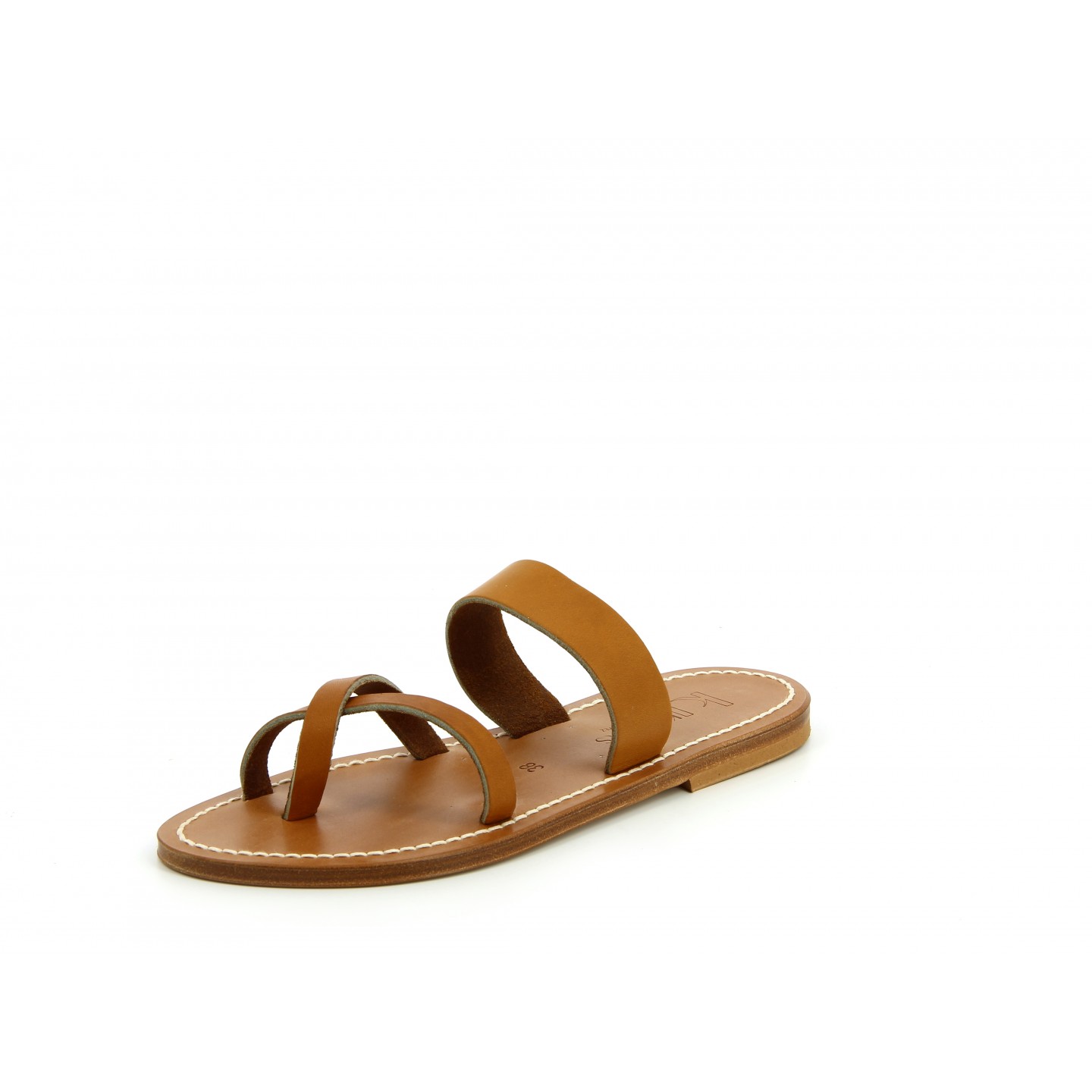 K.JACQUES TONKIN Sandales plates Cuir Pul Naturel