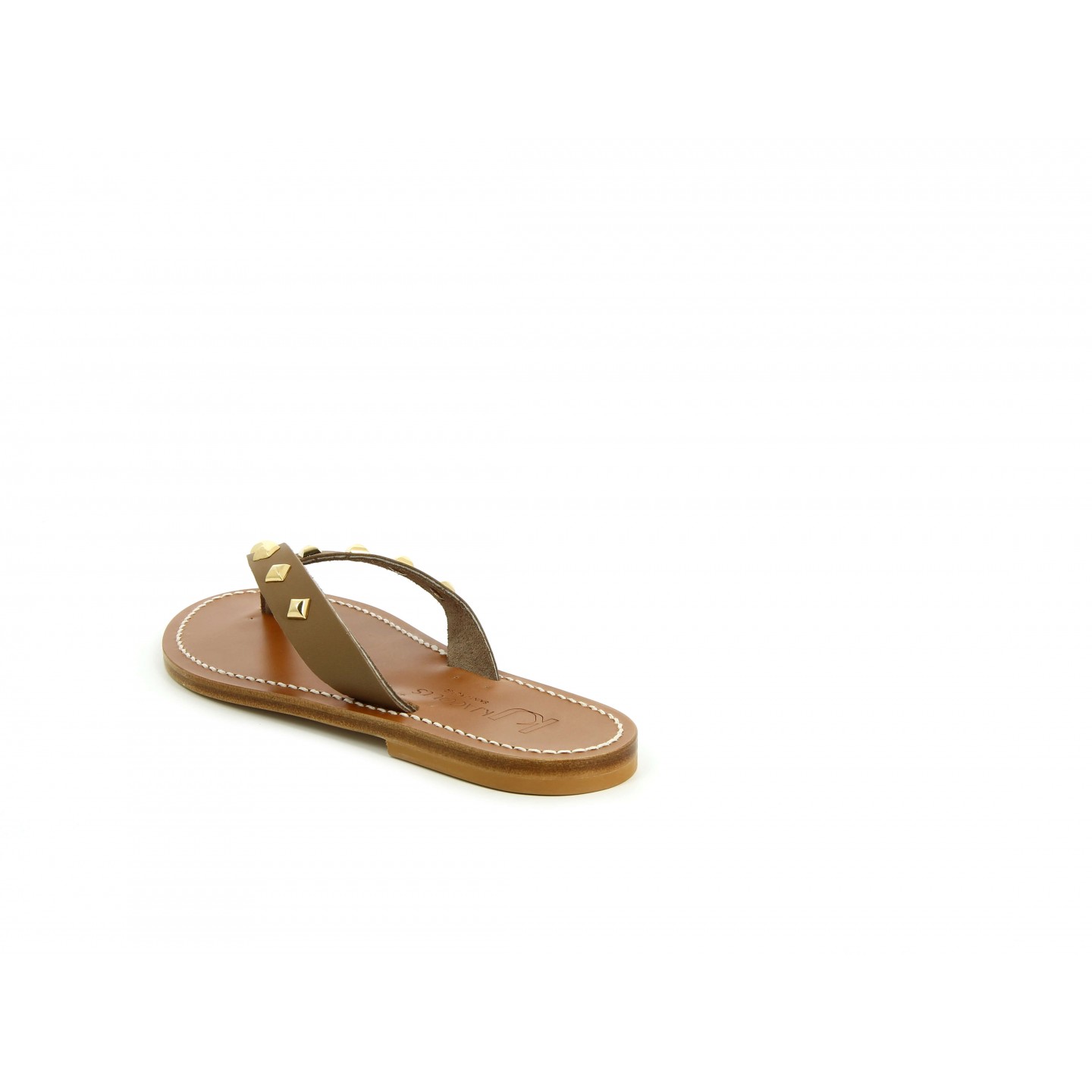 K.JACQUES TORINOPYR Femme Cuir Pul Taupe - Or