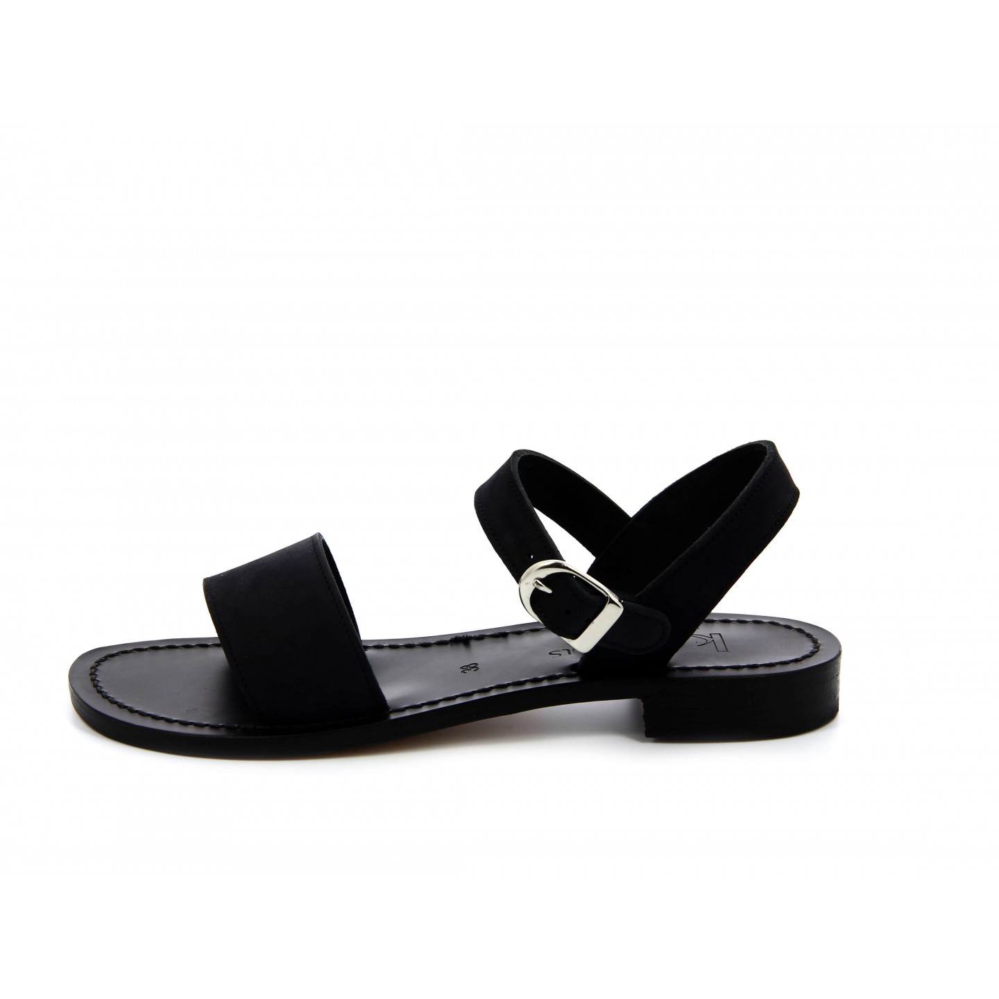 K.JACQUES TURON EBENE Femme Cuir Nubuk Noir