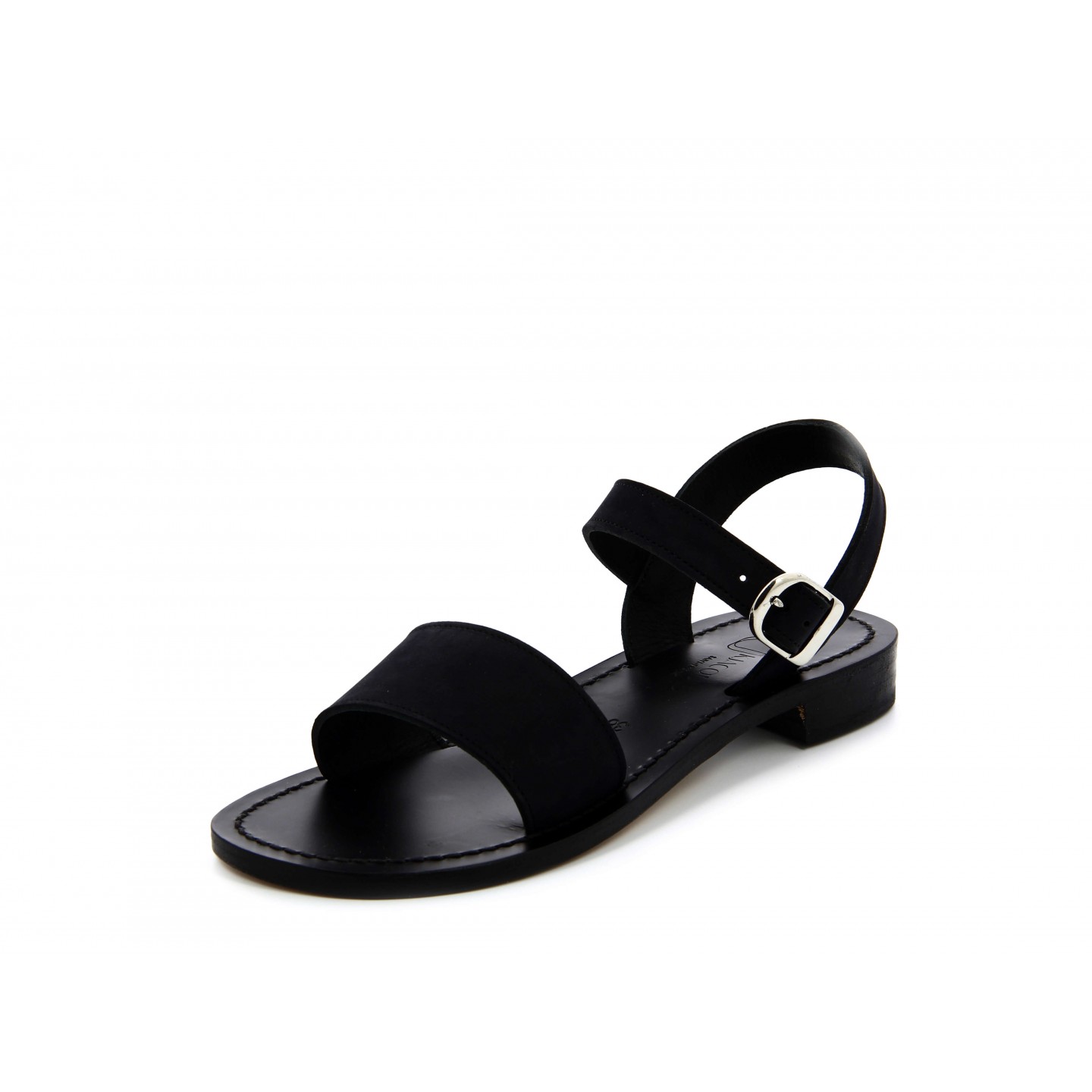 K.JACQUES TURON EBENE Femme Cuir Nubuk Noir
