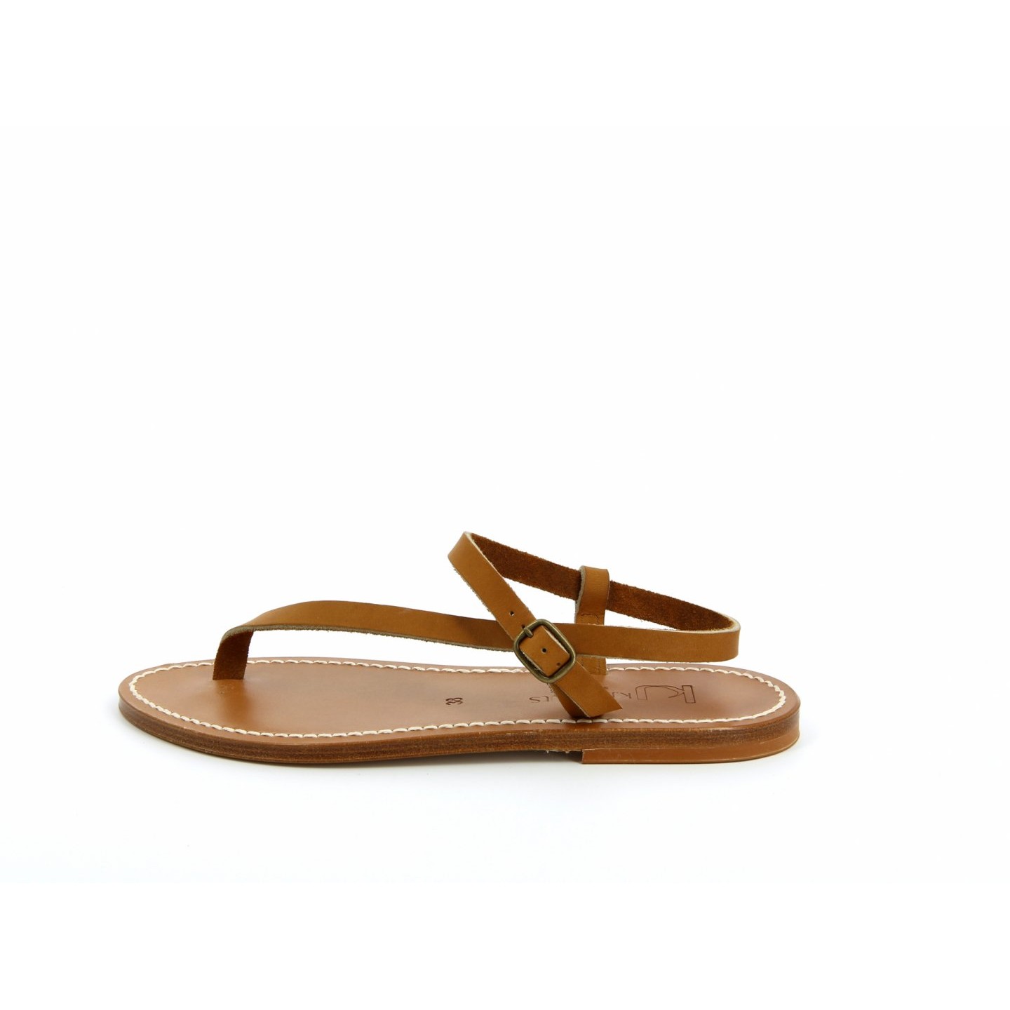 K.JACQUES VASSILI Sandales Plates Cuir Pul Naturel